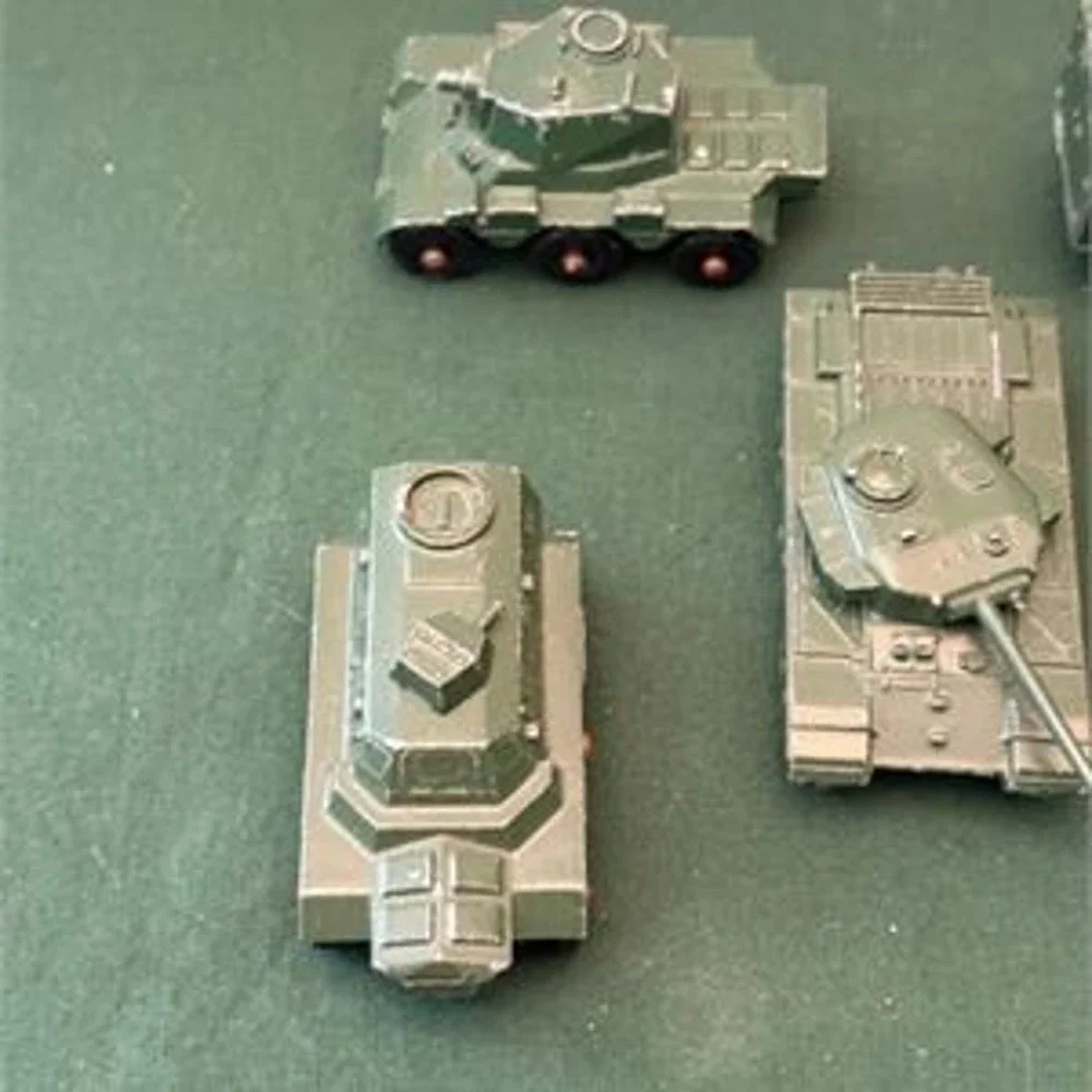 Vintage Lesney Matchbox Military Vehicle Lot Saladin Armoured Car Tanks 10pc